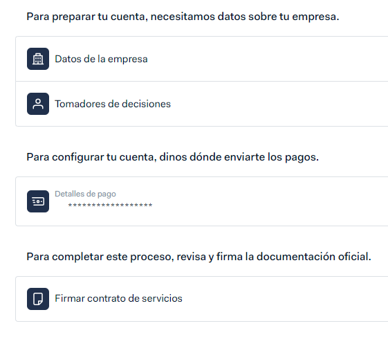 Portal personal de verificación KYC en Adyen