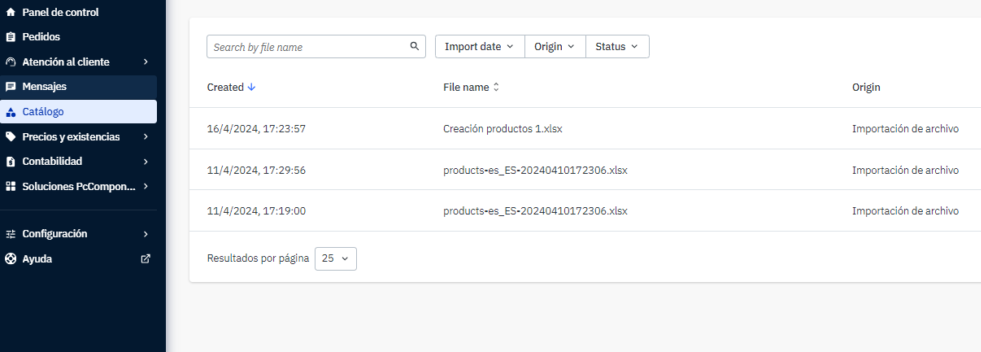 Supervisión de la importación de productos