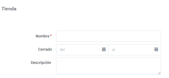 Configuración de cuenta - perfil público de la tienda