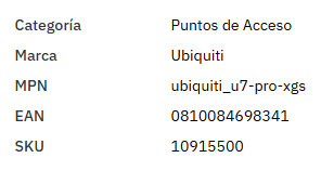 Consulta del EAN desde una oferta